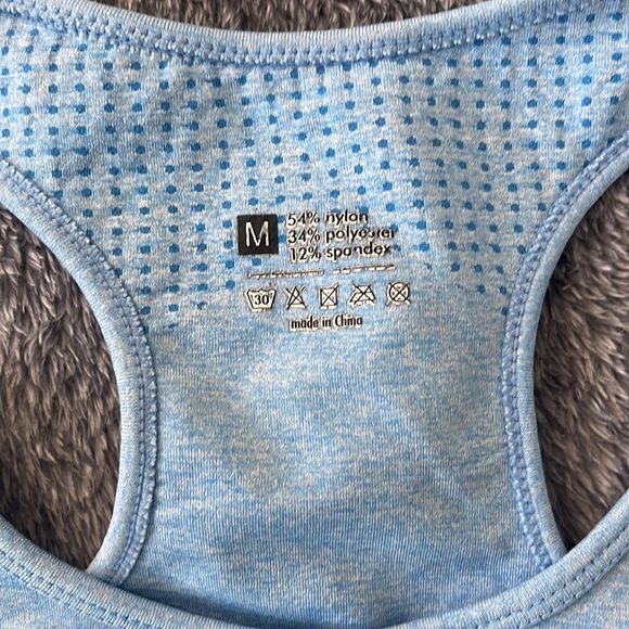 Blue Workout Short Set - Picture 3 of 4